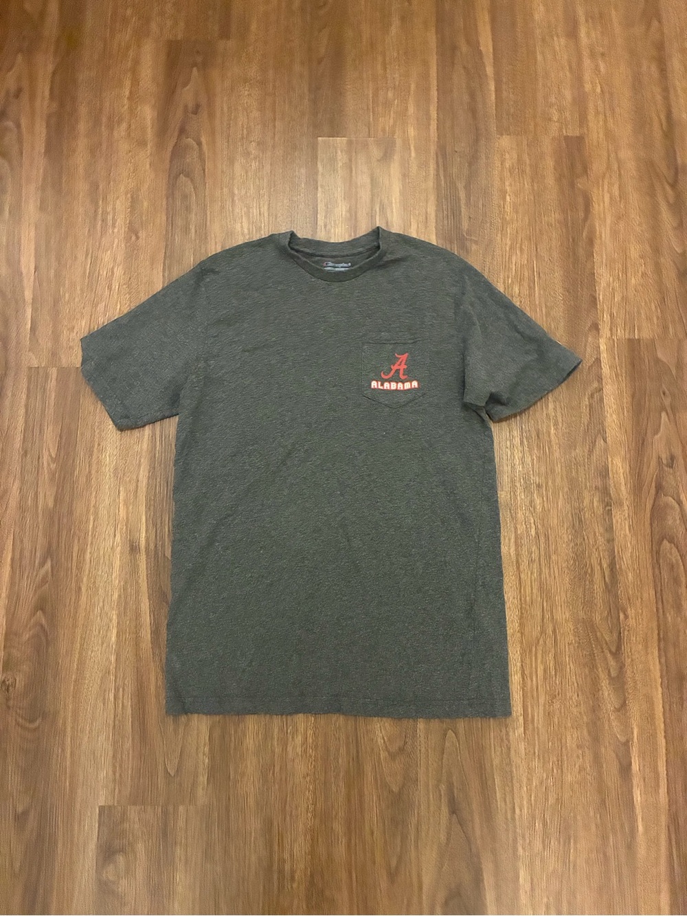 Champion Alabama Crimson Tide Men’s Gray Pocket T-Shirt Size L